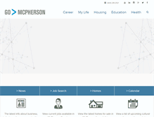 Tablet Screenshot of gomcpherson.com